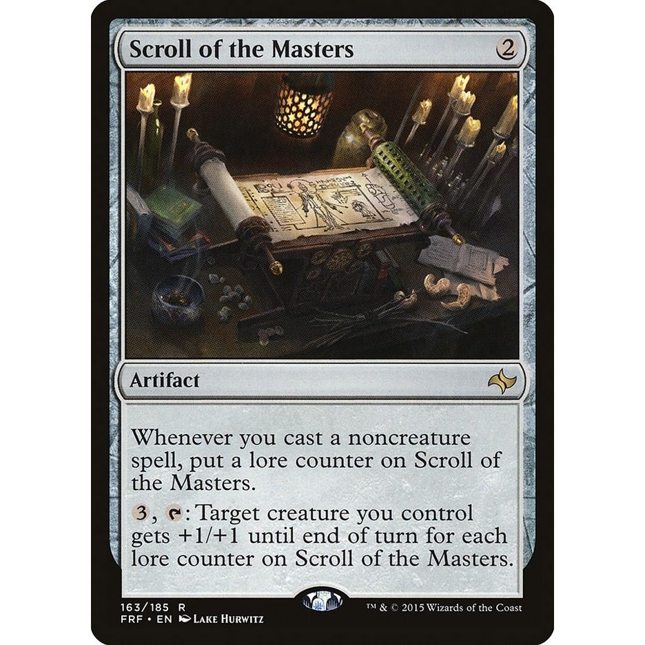 Image for Scroll of the Masters (163) (FRF) - Magic: The Gathering