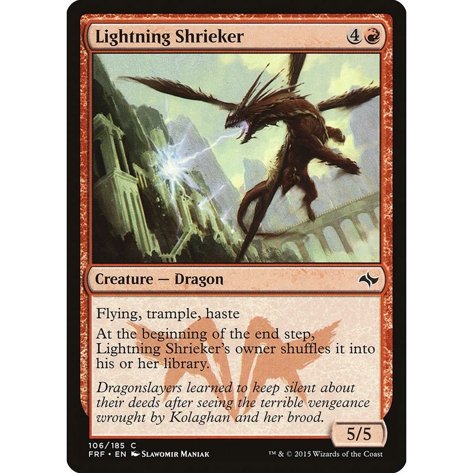 Image for Lightning Shrieker (106) (FRF) - Magic: The Gathering