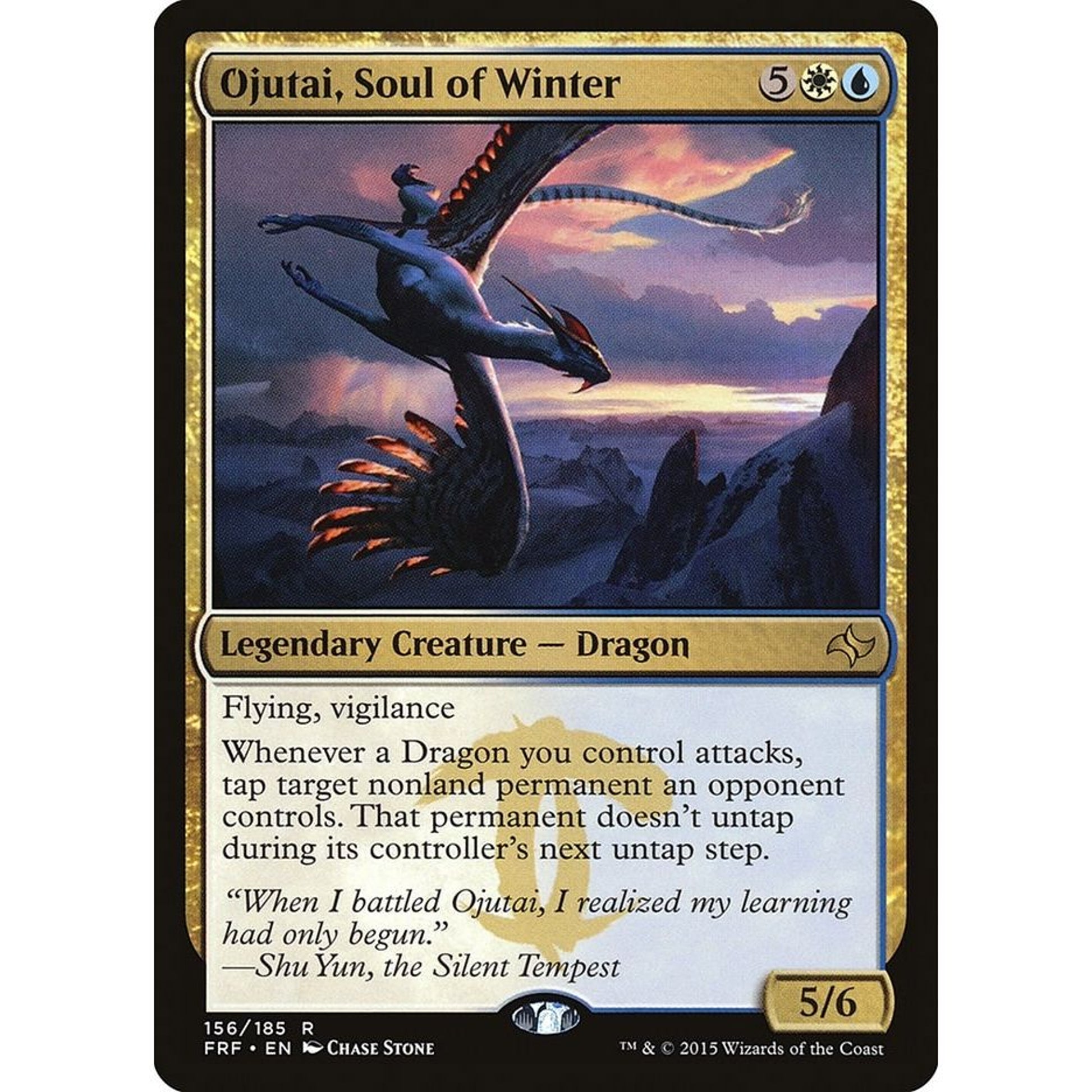Image for Ojutai, Soul of Winter (156) (FRF) - Magic: The Gathering