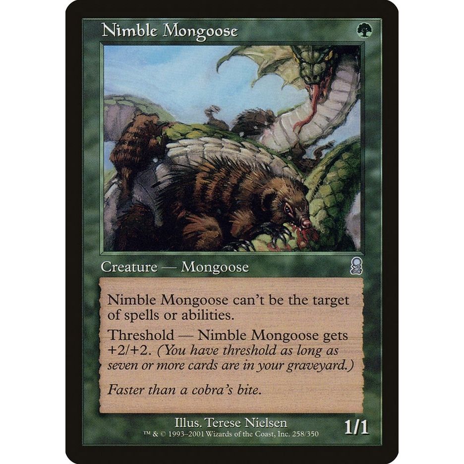 Image for Nimble Mongoose (258) (ODY) - Magic: The Gathering
