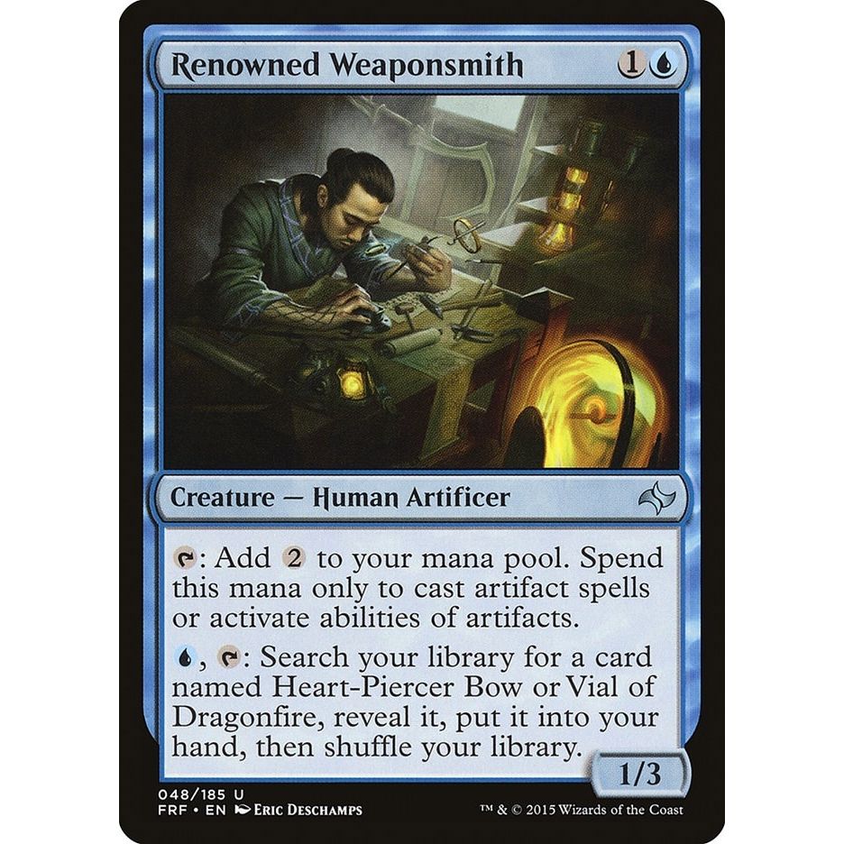 Image for Renowned Weaponsmith (48) (FRF) - Magic: The Gathering