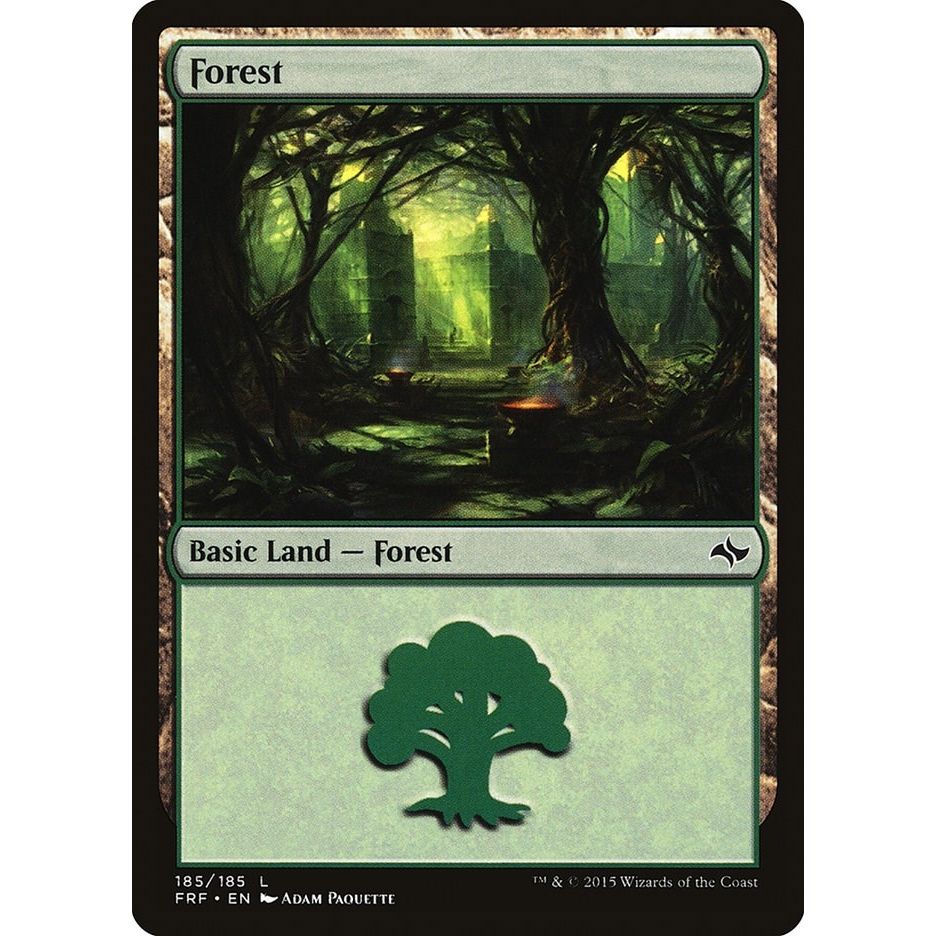 Image for Forest (185) (185) (FRF) - Magic: The Gathering
