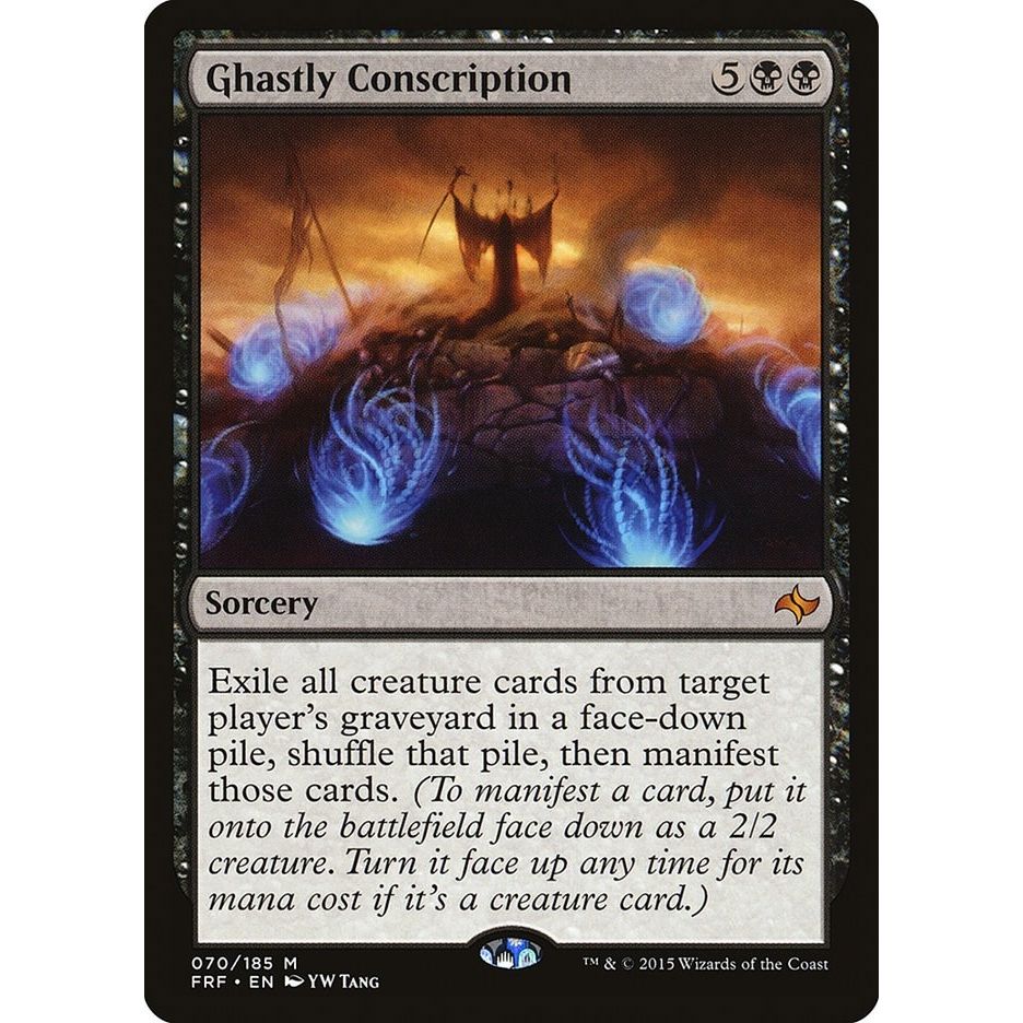Image for Ghastly Conscription (70) (FRF) - Magic: The Gathering