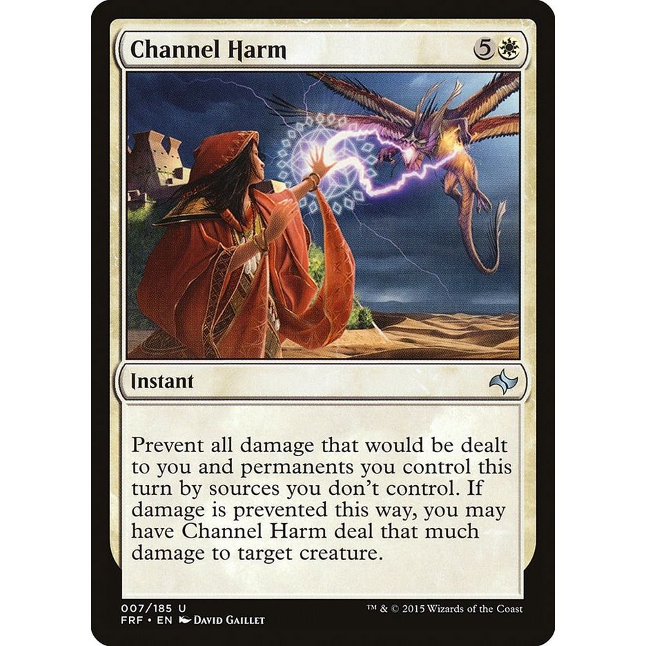 Image for Channel Harm (7) (FRF) - Magic: The Gathering