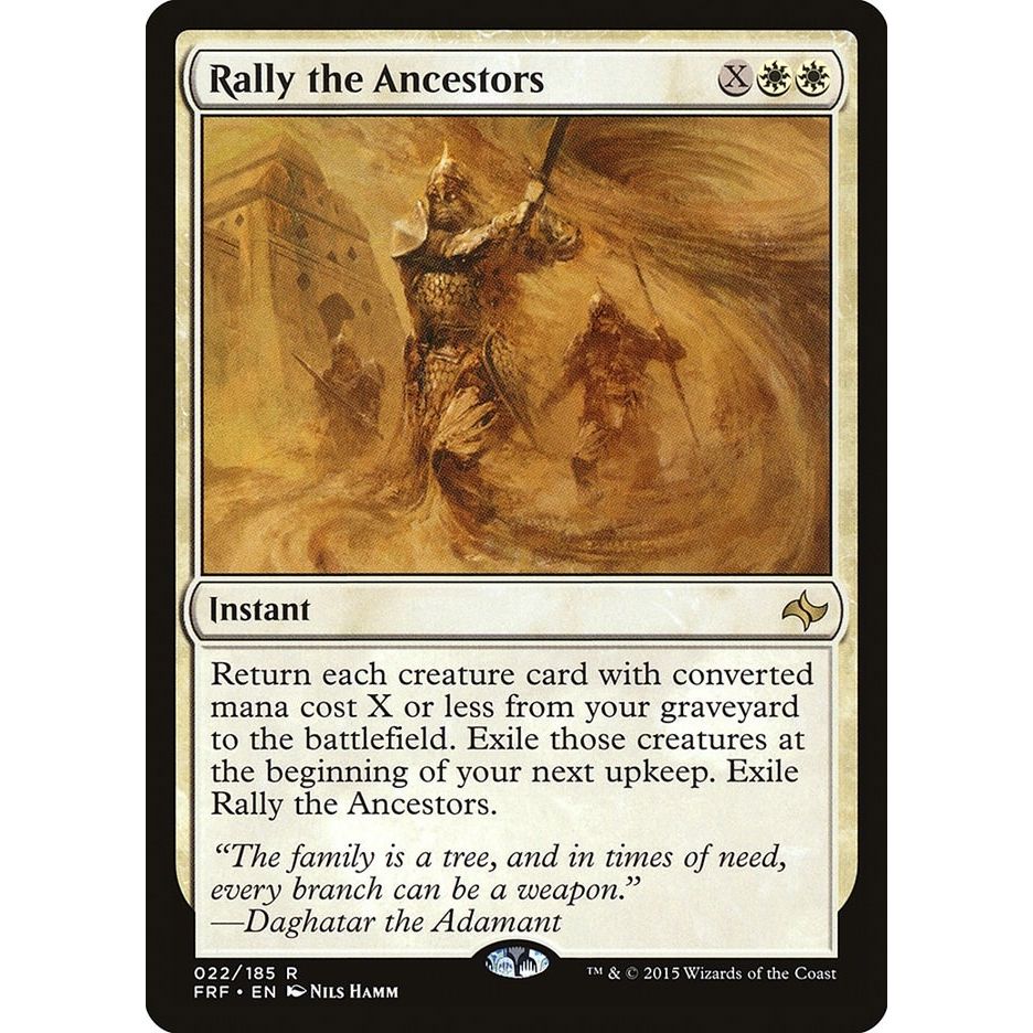 Image for Rally the Ancestors (22) (FRF) - Magic: The Gathering