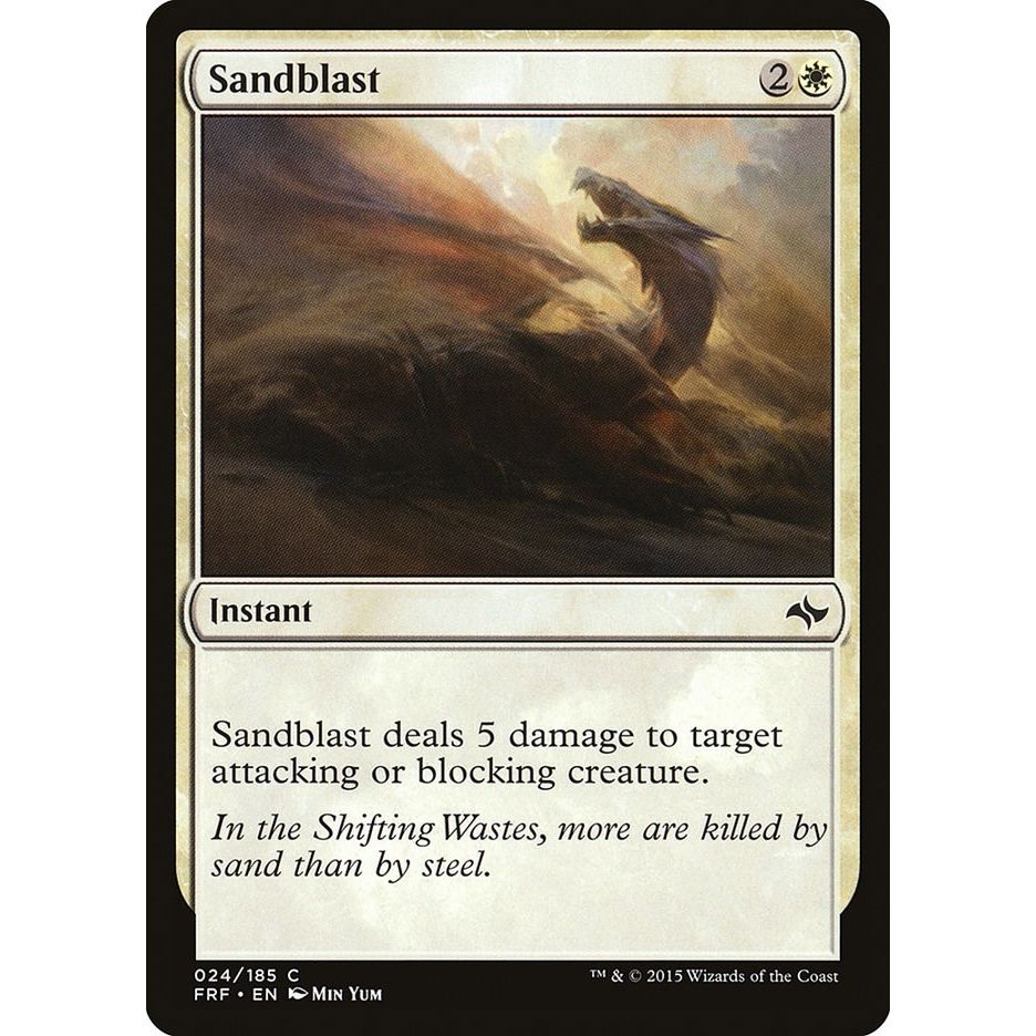 Image for Sandblast (24) (FRF) - Magic: The Gathering