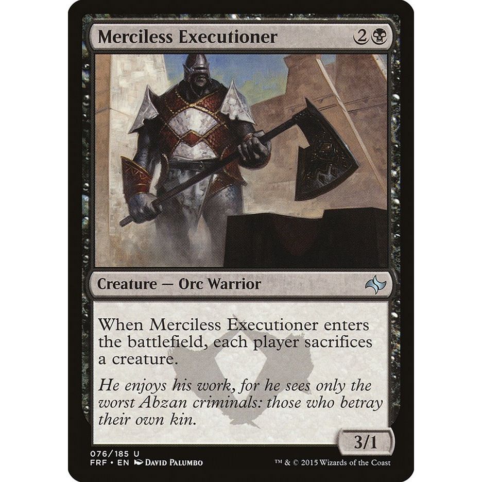 Image for Merciless Executioner (76) (FRF) - Magic: The Gathering
