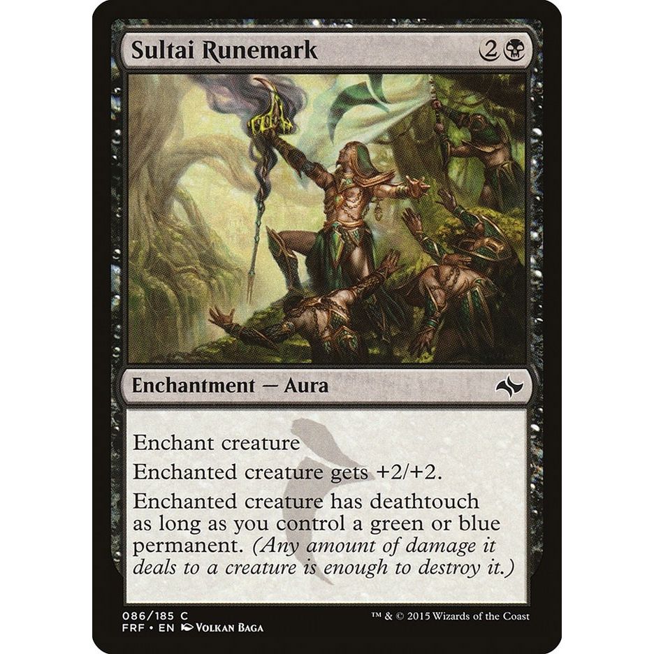 Image for Sultai Runemark (86) (FRF) - Magic: The Gathering