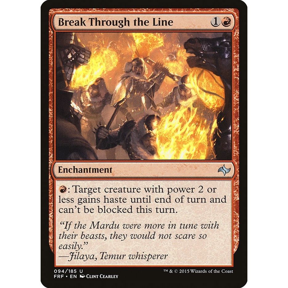Image for Break Through the Line (94) (FRF) - Magic: The Gathering