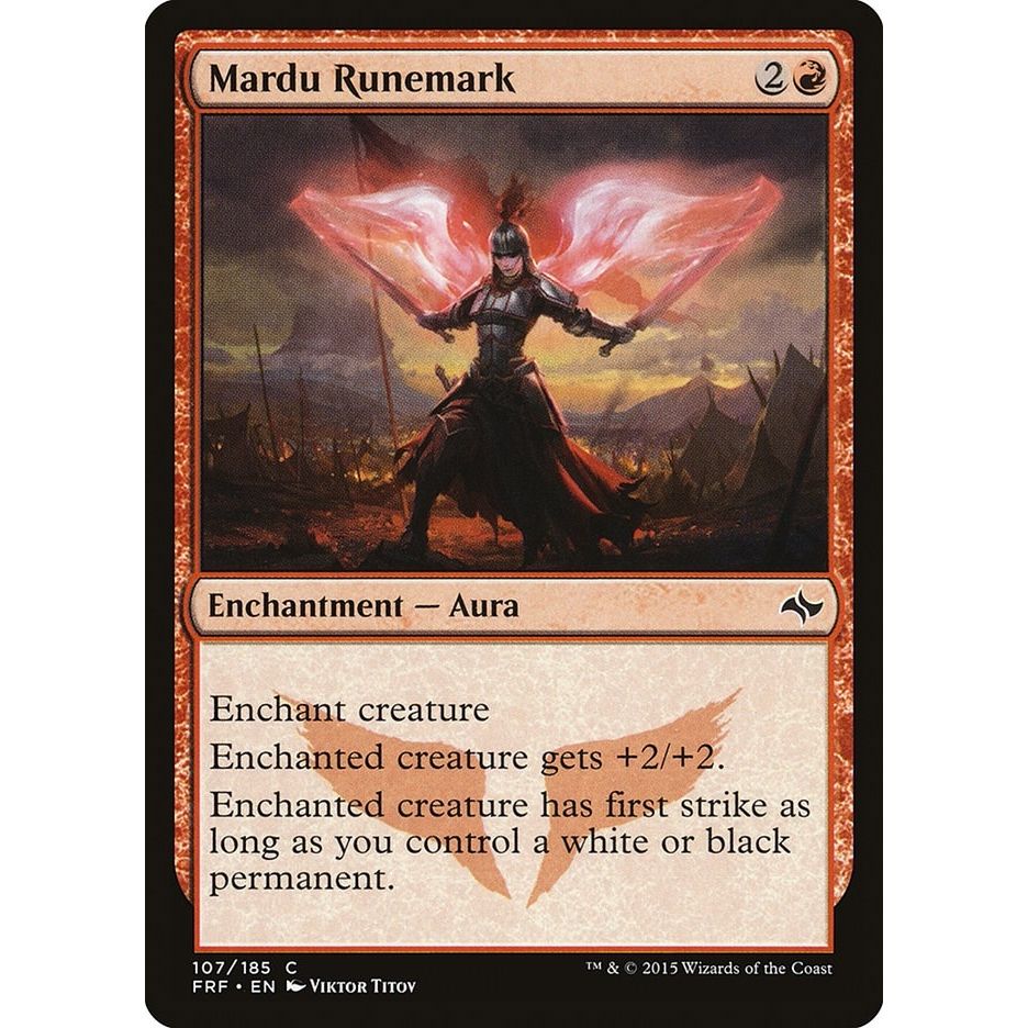 Image for Mardu Runemark (107) (FRF) - Magic: The Gathering