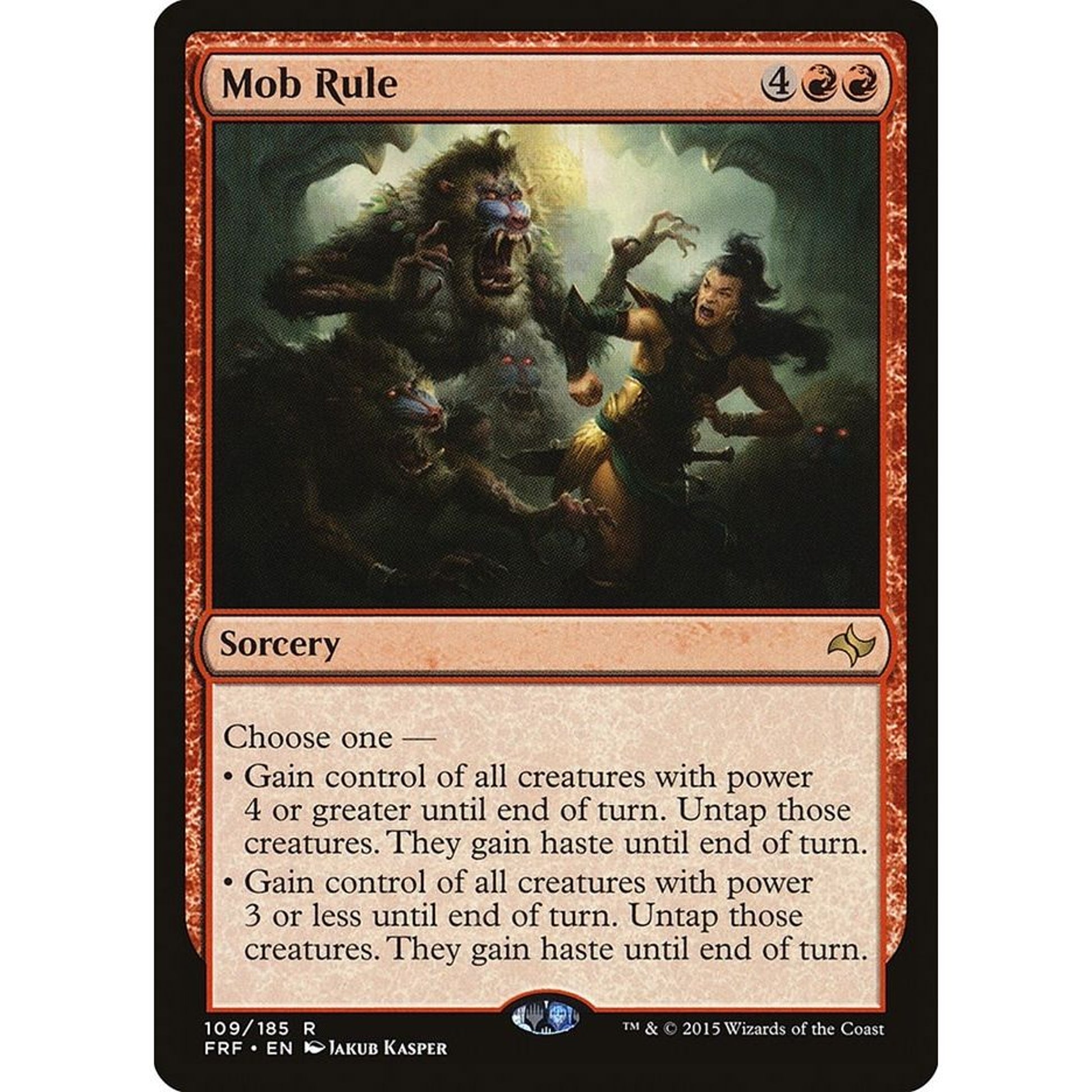 Image for Mob Rule (109) (FRF) - Magic: The Gathering
