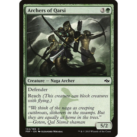 Image for Archers of Qarsi (124) (FRF) - Magic: The Gathering