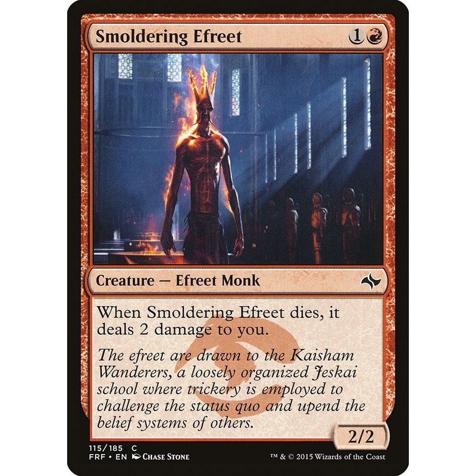 Image for Smoldering Efreet (115) (FRF) - Magic: The Gathering