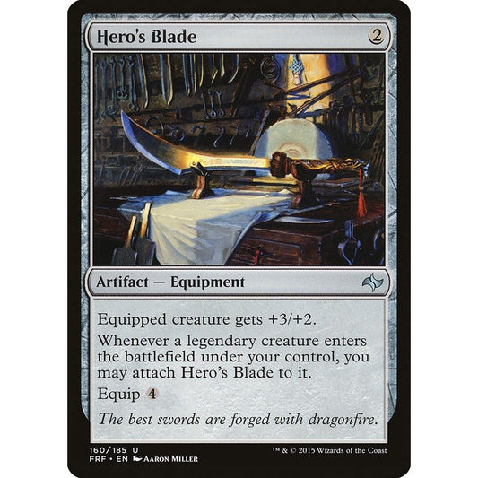 Image for Hero's Blade (160) (FRF) - Magic: The Gathering