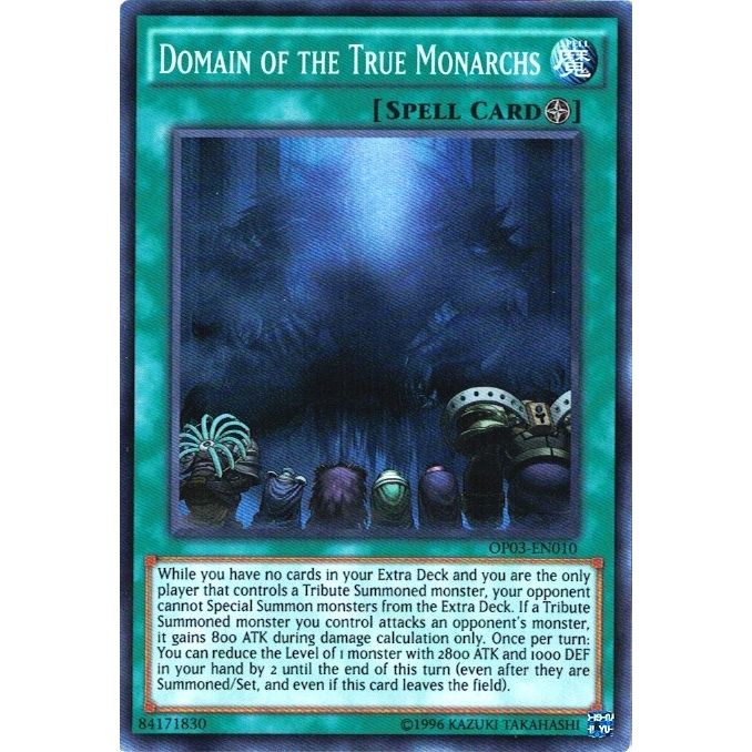 Image for Domain of the True Monarchs (OP03-EN010) (OP03) - YuGiOh