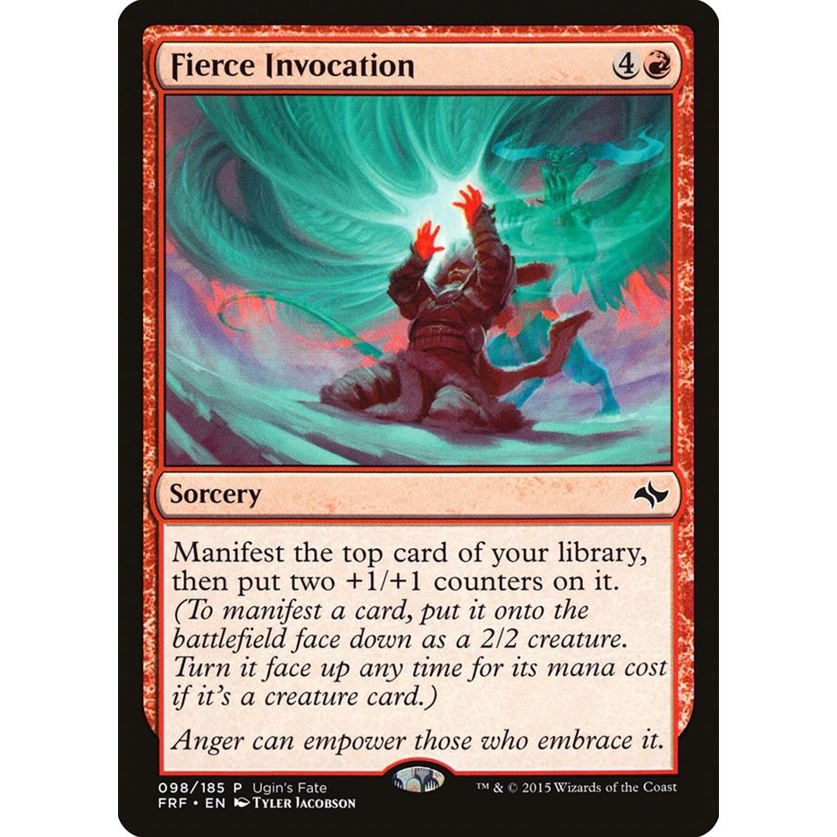 Image for Fierce Invocation (98) (FRF_UGIN) - Magic: The Gathering