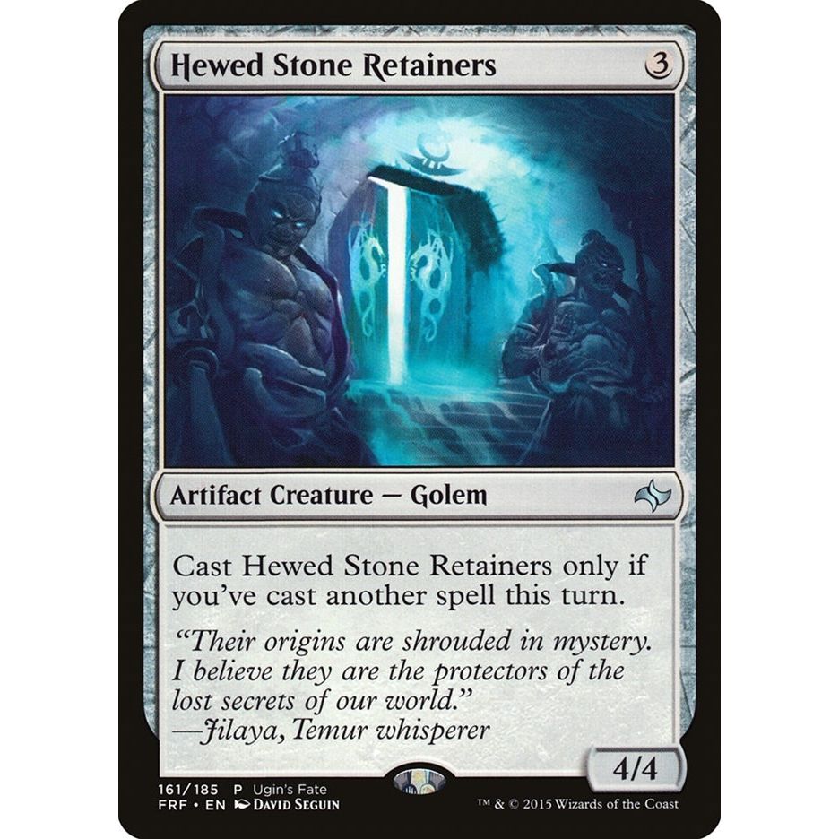 Image for Hewed Stone Retainers (161) (FRF_UGIN) - Magic: The Gathering