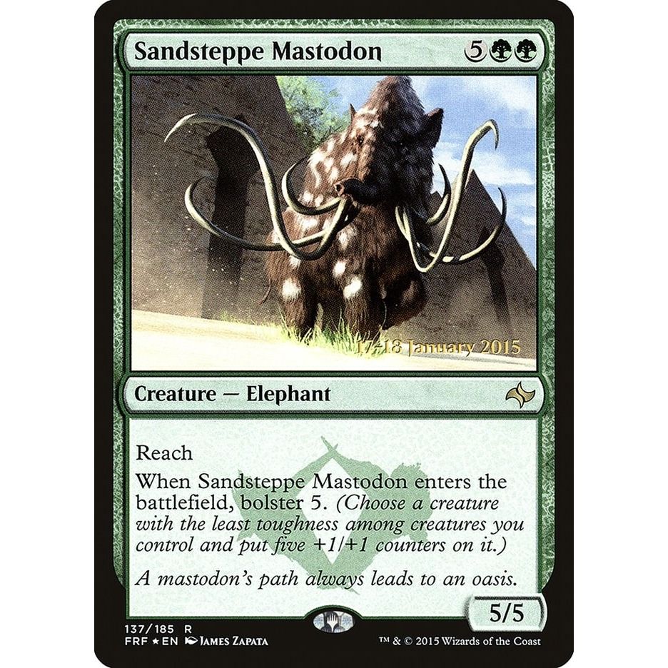 Image for Sandsteppe Mastodon (137) (PRE) - Magic: The Gathering