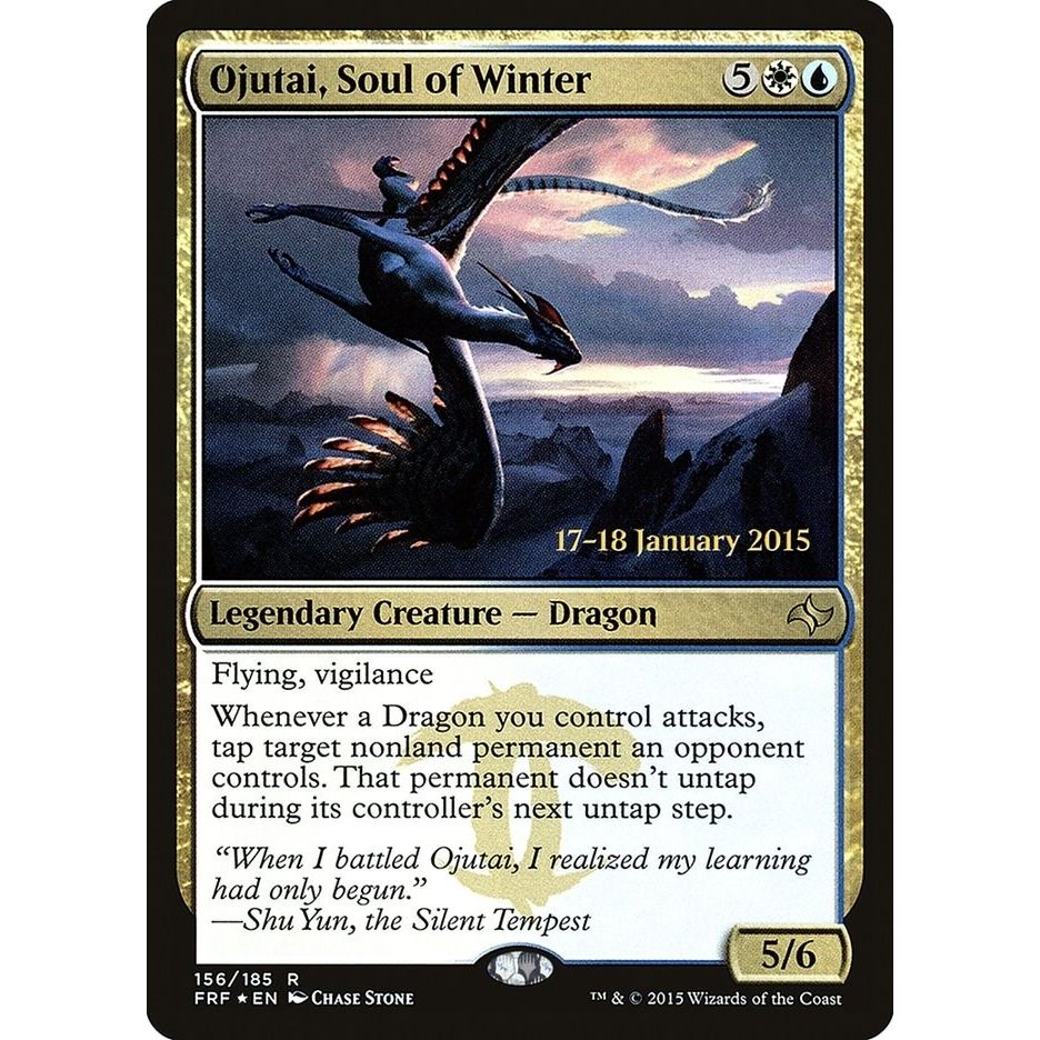 Image for Ojutai, Soul of Winter (156) (PRE) - Magic: The Gathering
