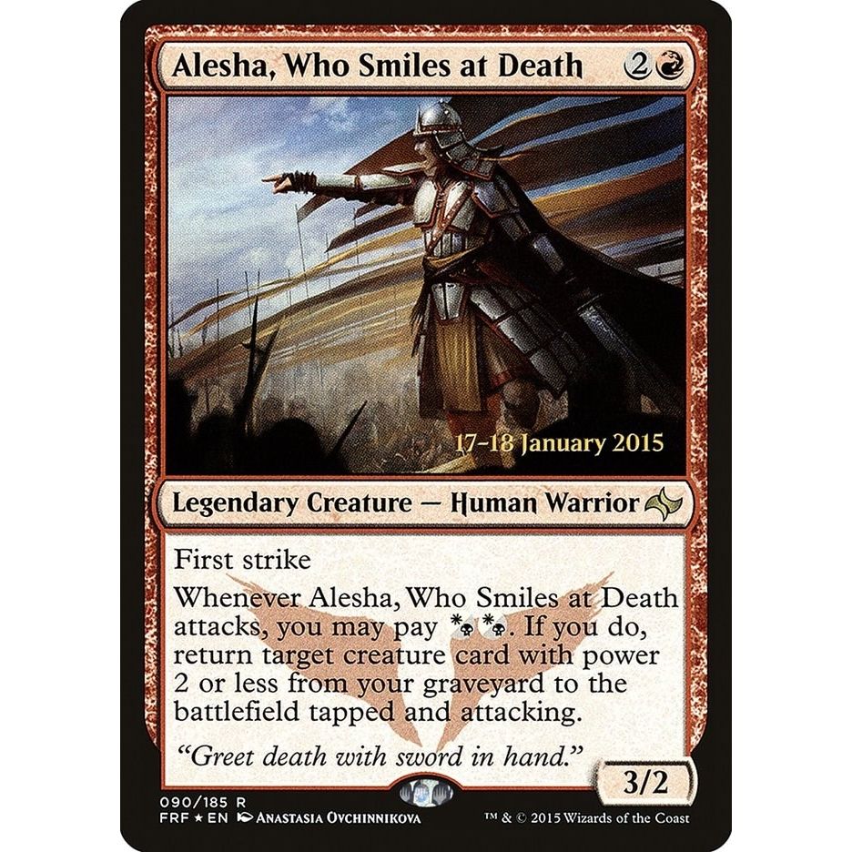 Image for Alesha, Who Smiles at Death (90) (PRE) - Magic: The Gathering