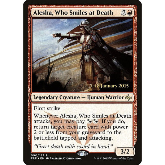 Image for Alesha, Who Smiles at Death (90) (PRE) - Magic: The Gathering