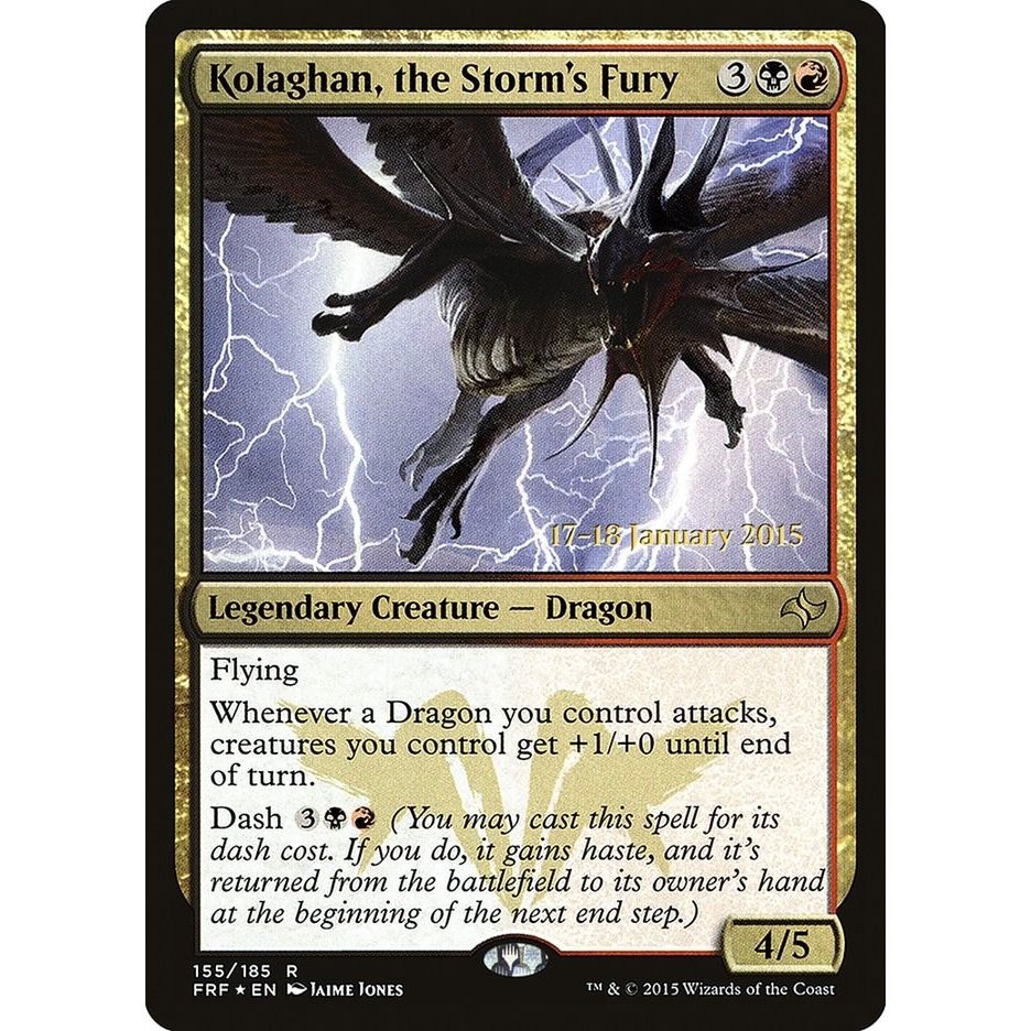 Image for Kolaghan, the Storm's Fury (155) (PRE) - Magic: The Gathering