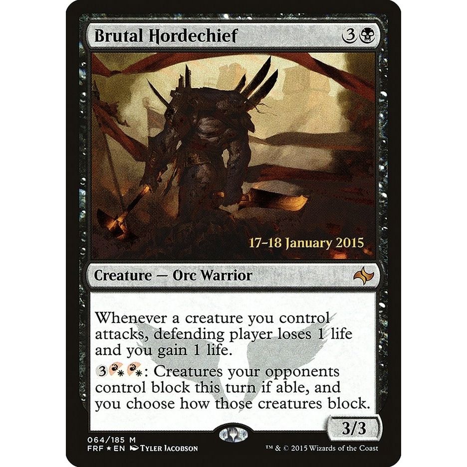 Image for Brutal Hordechief (64) (PRE) - Magic: The Gathering