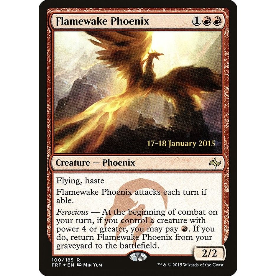 Image for Flamewake Phoenix (FRF) (100) (PRE) - Magic: The Gathering