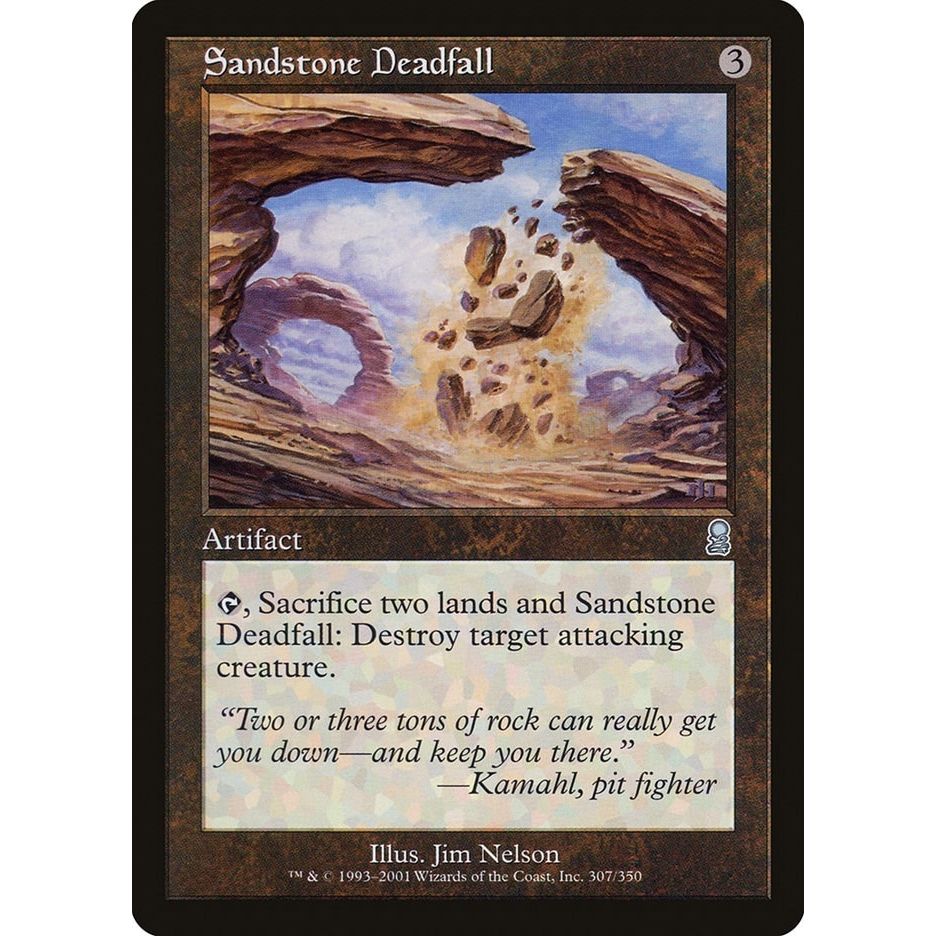 Image for Sandstone Deadfall (307) (ODY) - Magic: The Gathering