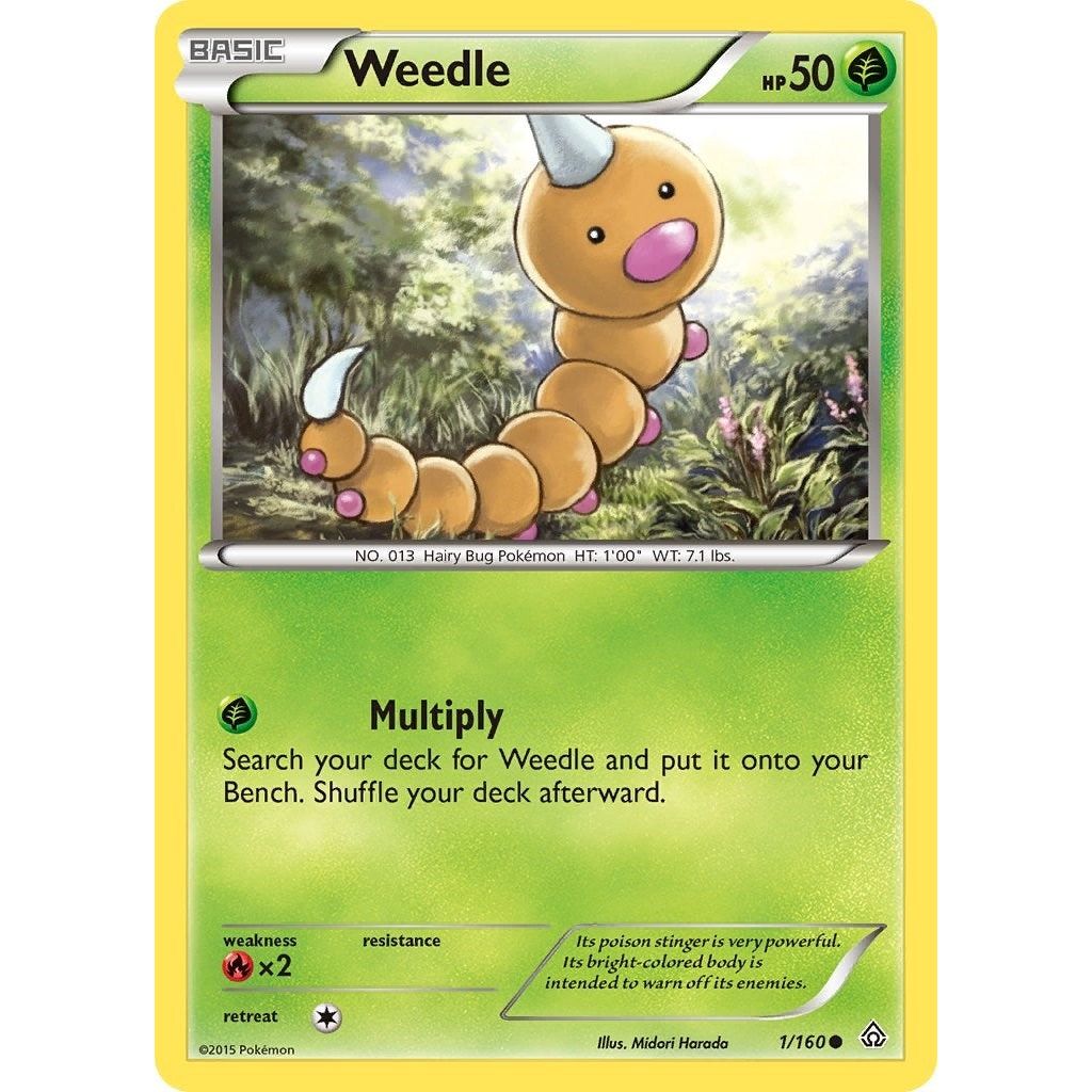 Image for Weedle (1/160) (PRC) - Pokemon