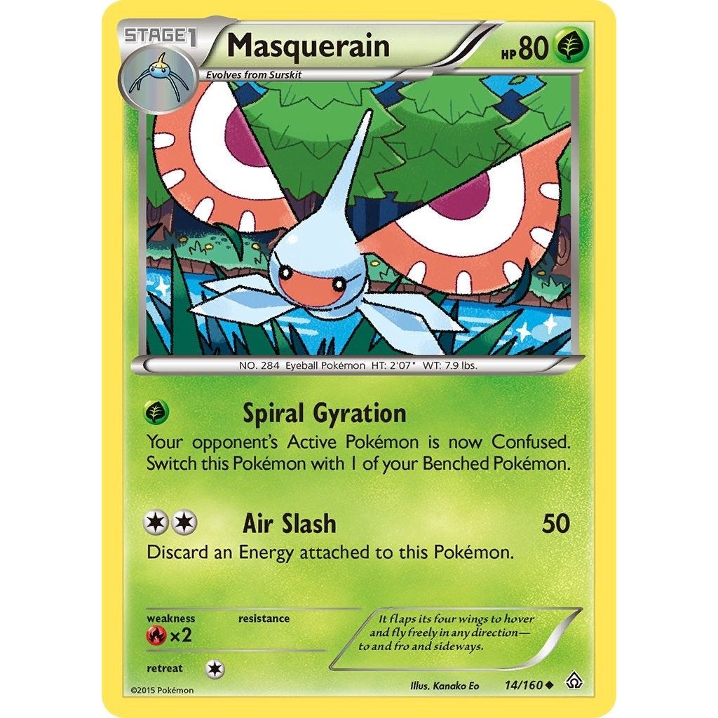 Image for Masquerain (14/160) (PRC) - Pokemon