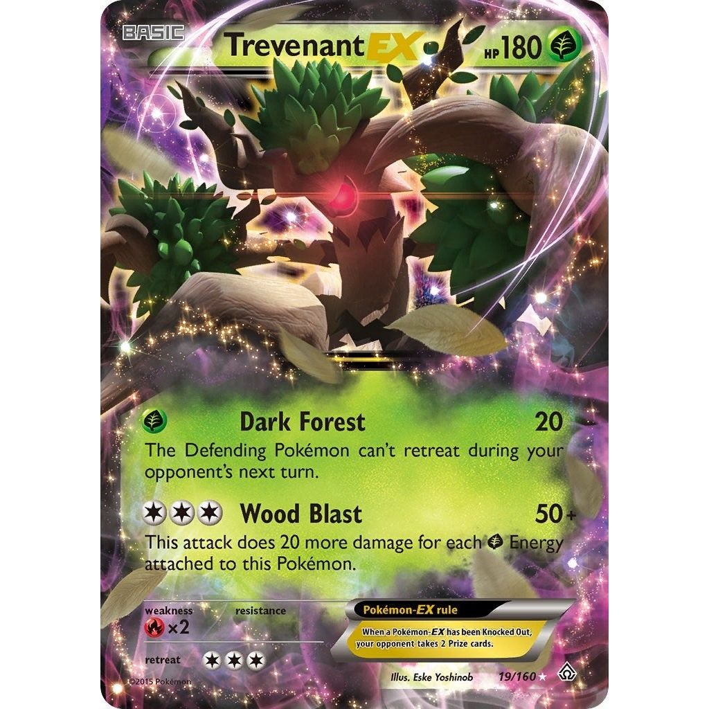 Image for Trevenant EX (19/160) (PRC) - Pokemon