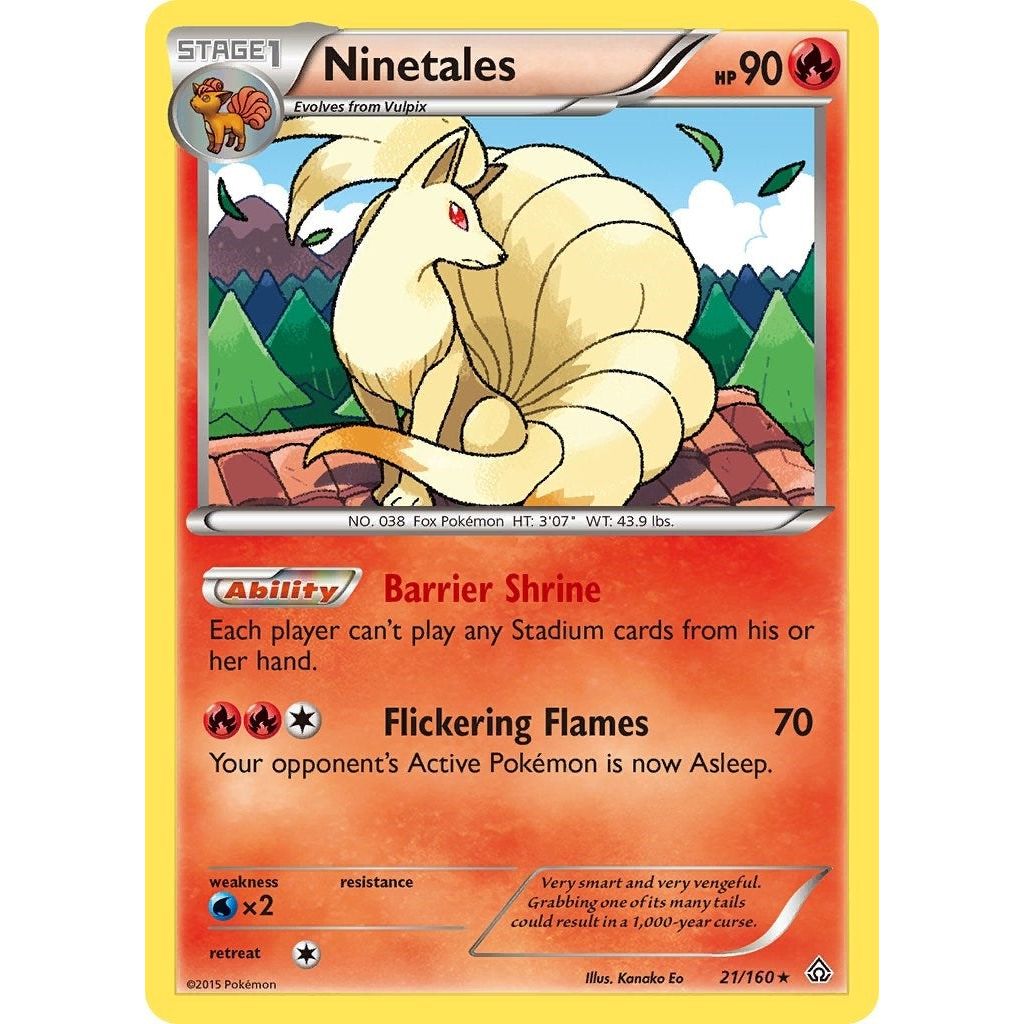 Image for Ninetales (21/160) (PRC) - Pokemon