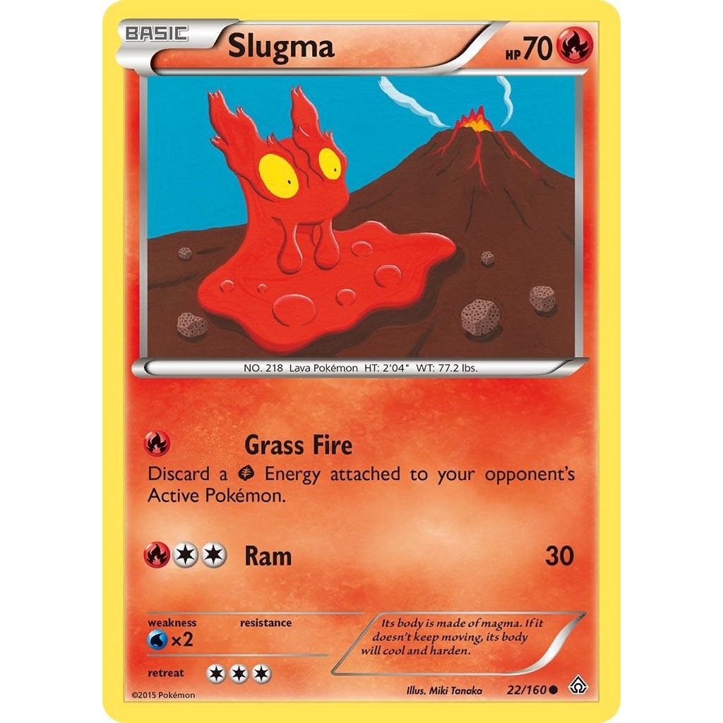 Image for Slugma (22/160) (PRC) - Pokemon
