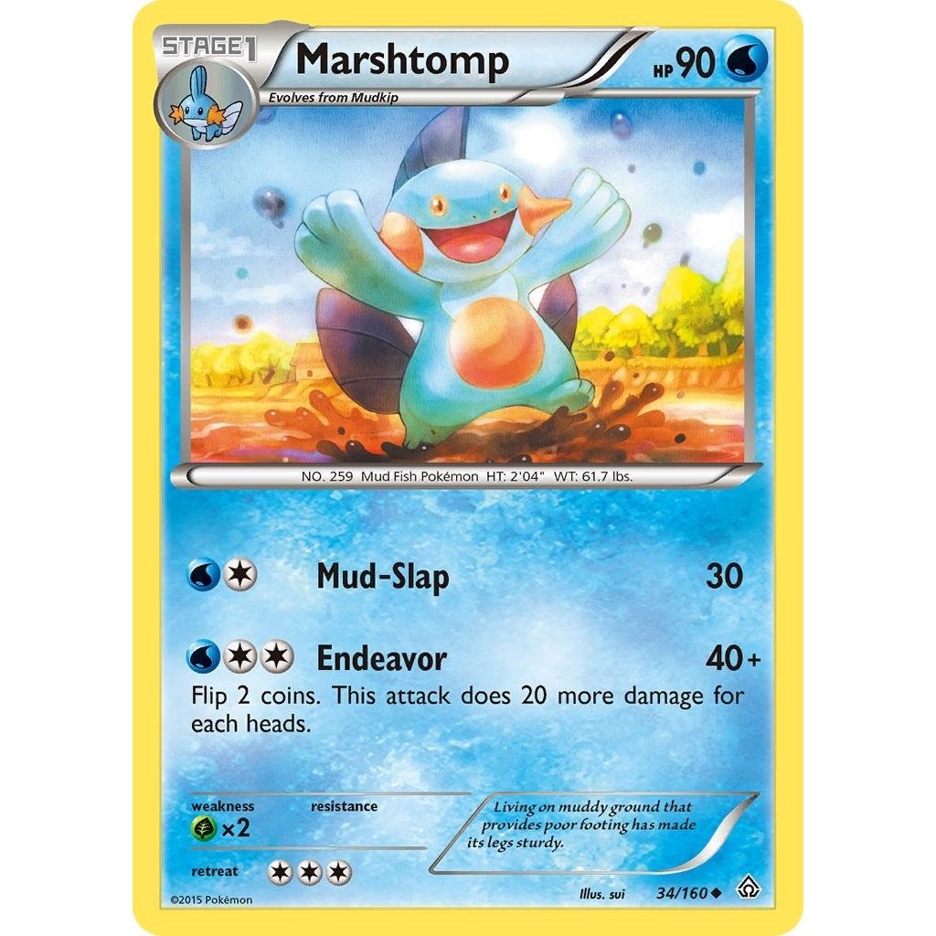 Image for Marshtomp (34/160) (PRC) - Pokemon