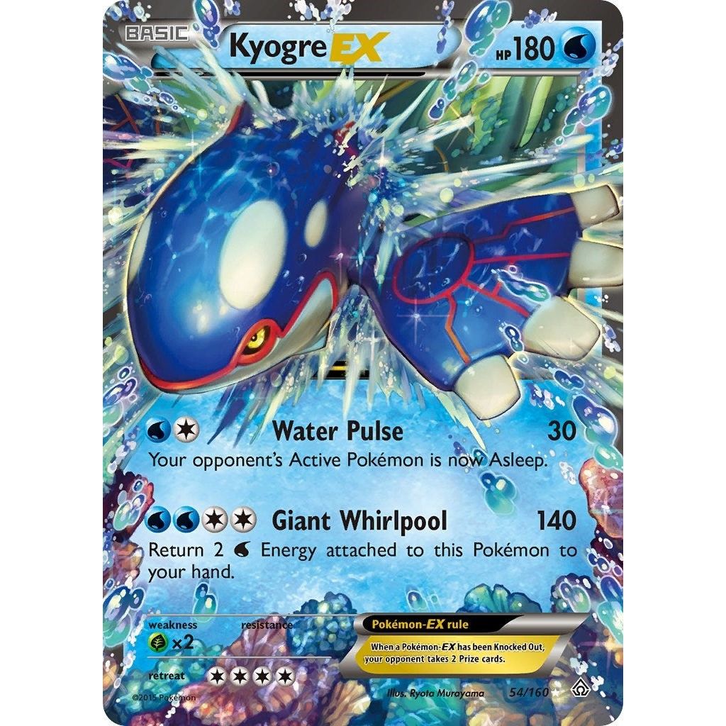 Image for Kyogre EX (54/160) (PRC) - Pokemon