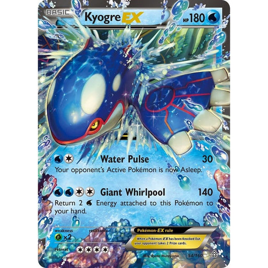 Image for Kyogre EX (54/160) (PRC) - Pokemon