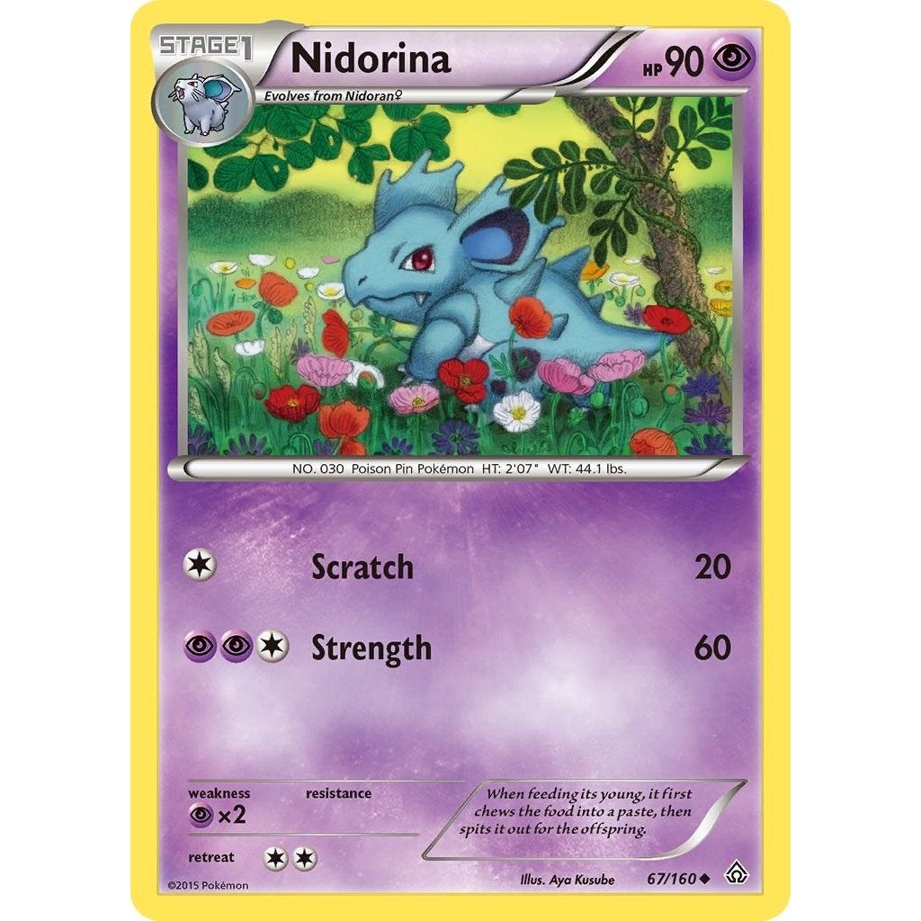 Image for Nidorina (67/160) (PRC) - Pokemon