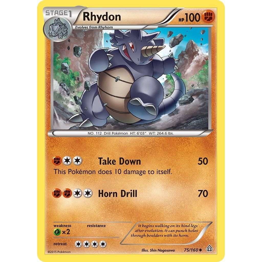 Image for Rhydon (75/160) (PRC) - Pokemon