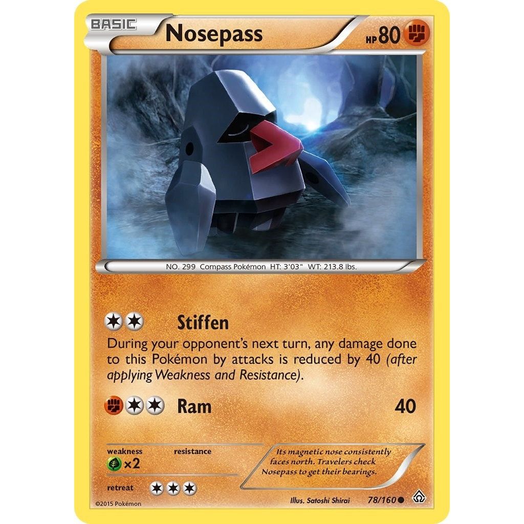 Image for Nosepass (78/160) (PRC) - Pokemon