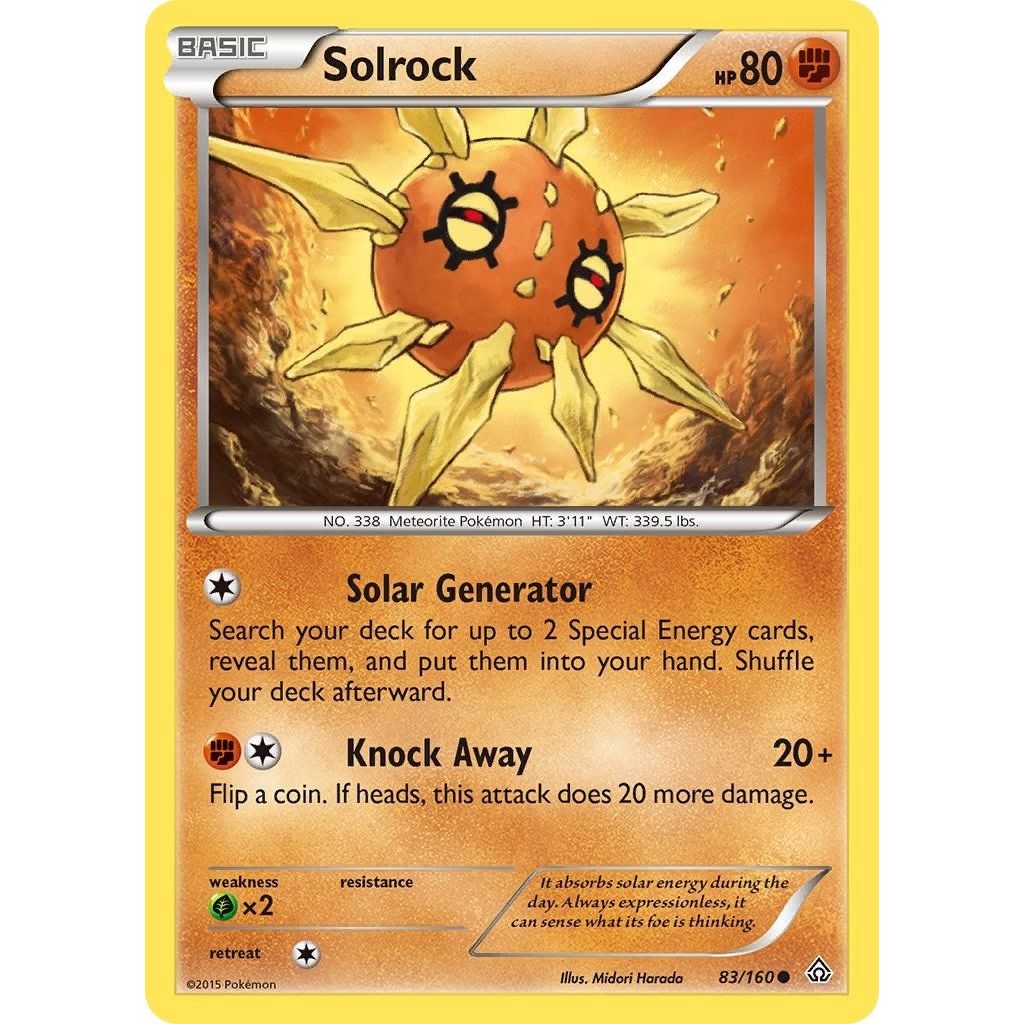 Image for Solrock (83/160) (PRC) - Pokemon