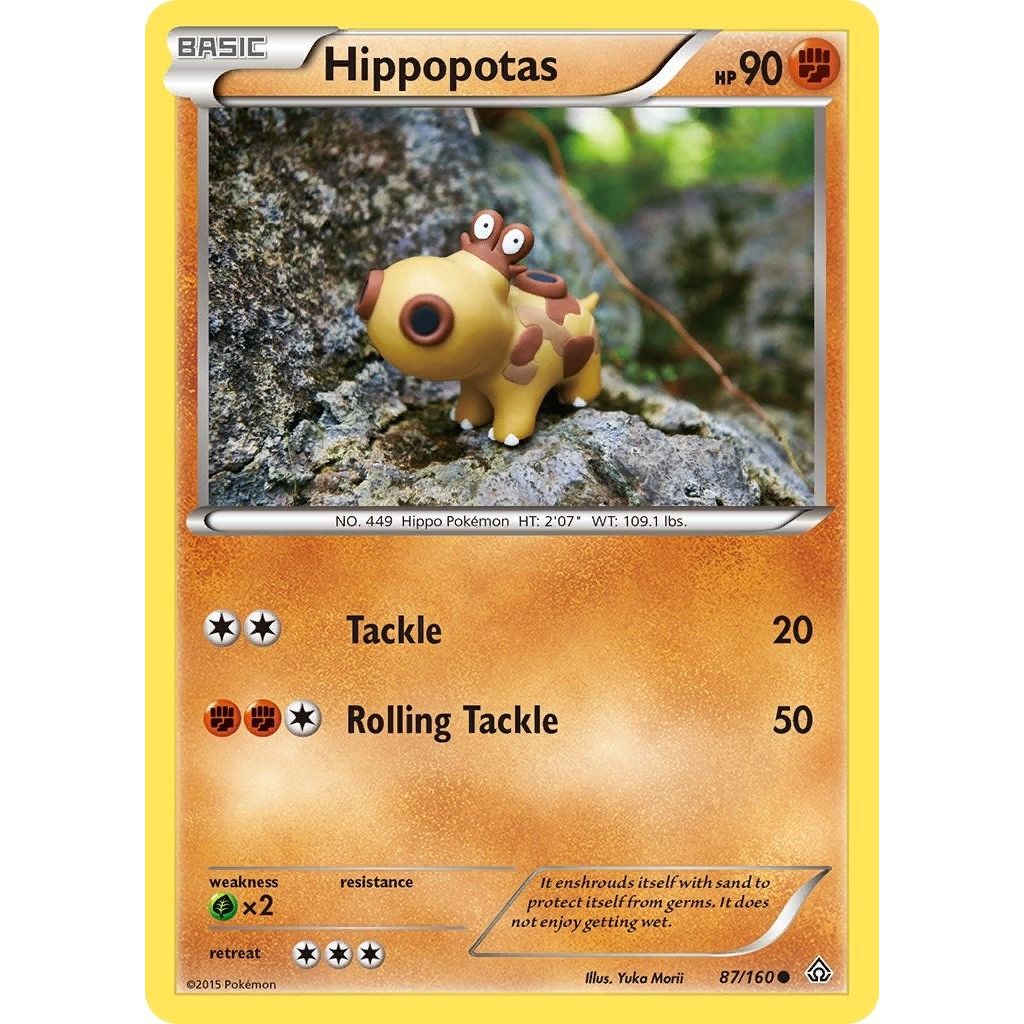 Image for Hippopotas (87/160) (PRC) - Pokemon