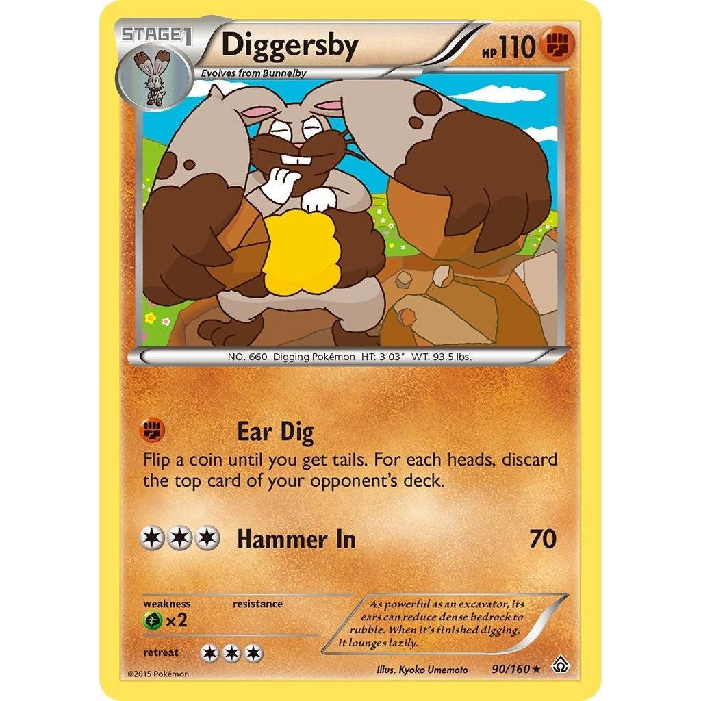 Image for Diggersby (90/160) (PRC) - Pokemon