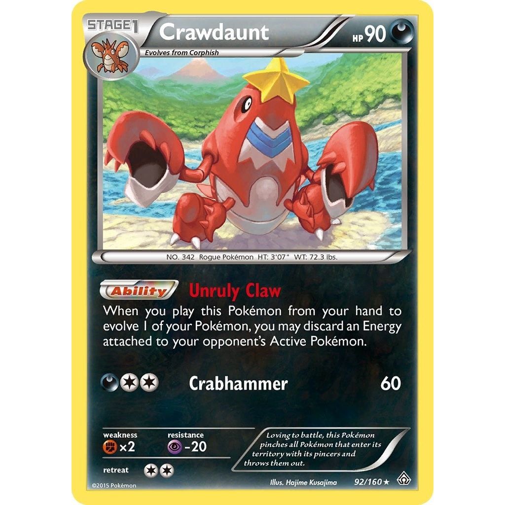 Image for Crawdaunt (92/160) (PRC) - Pokemon