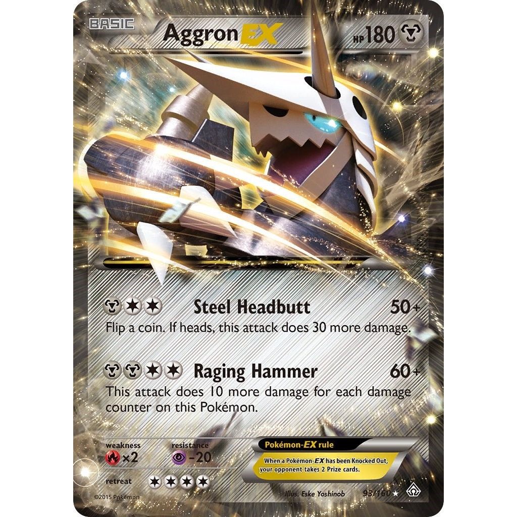 Image for Aggron EX (93/160) (PRC) - Pokemon
