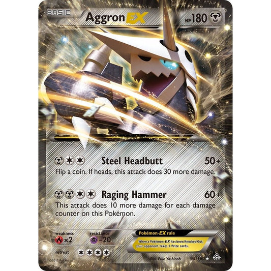 Image for Aggron EX (93/160) (PRC) - Pokemon