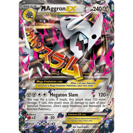 Image for M Aggron EX (94/160) (PRC) - Pokemon