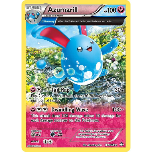 Image for Azumarill (Alpha) (104/160) (PRC) - Pokemon