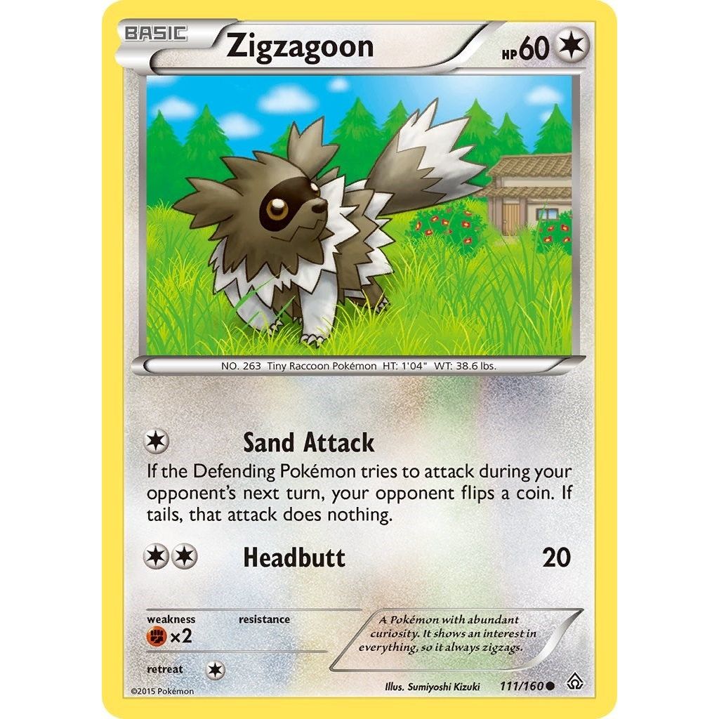 Image for Zigzagoon (111/160) (PRC) - Pokemon