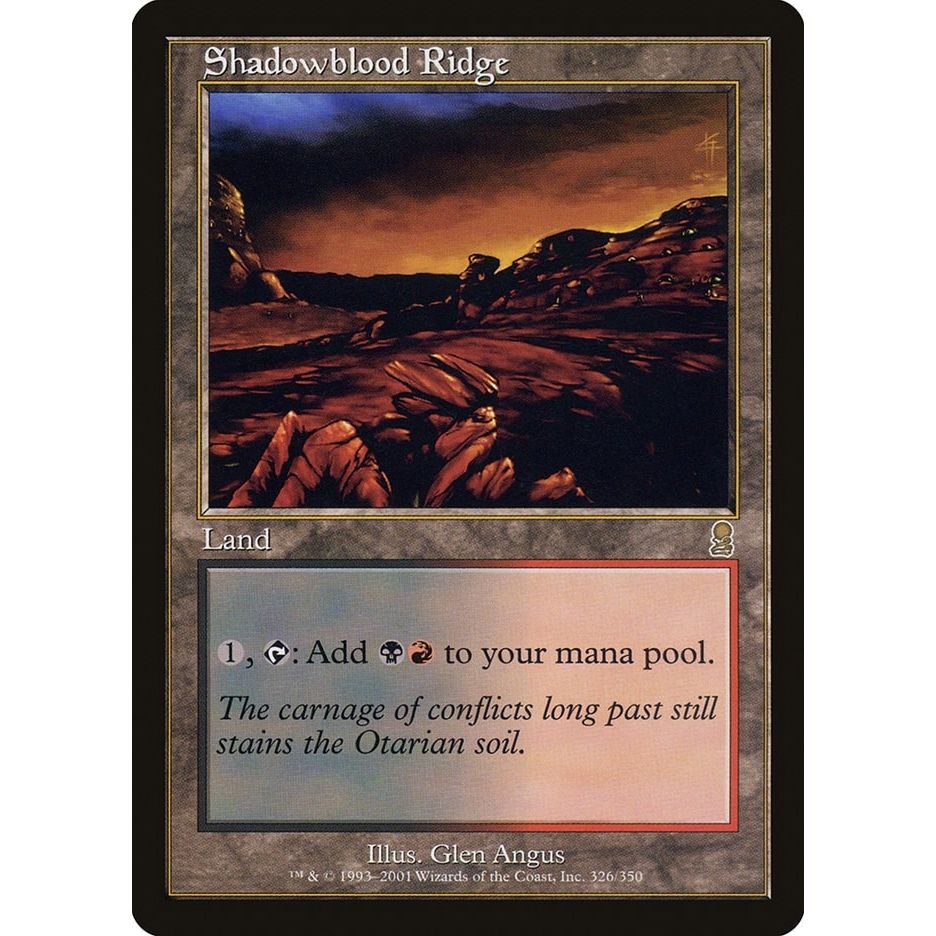 Image for Shadowblood Ridge (326) (ODY) - Magic: The Gathering